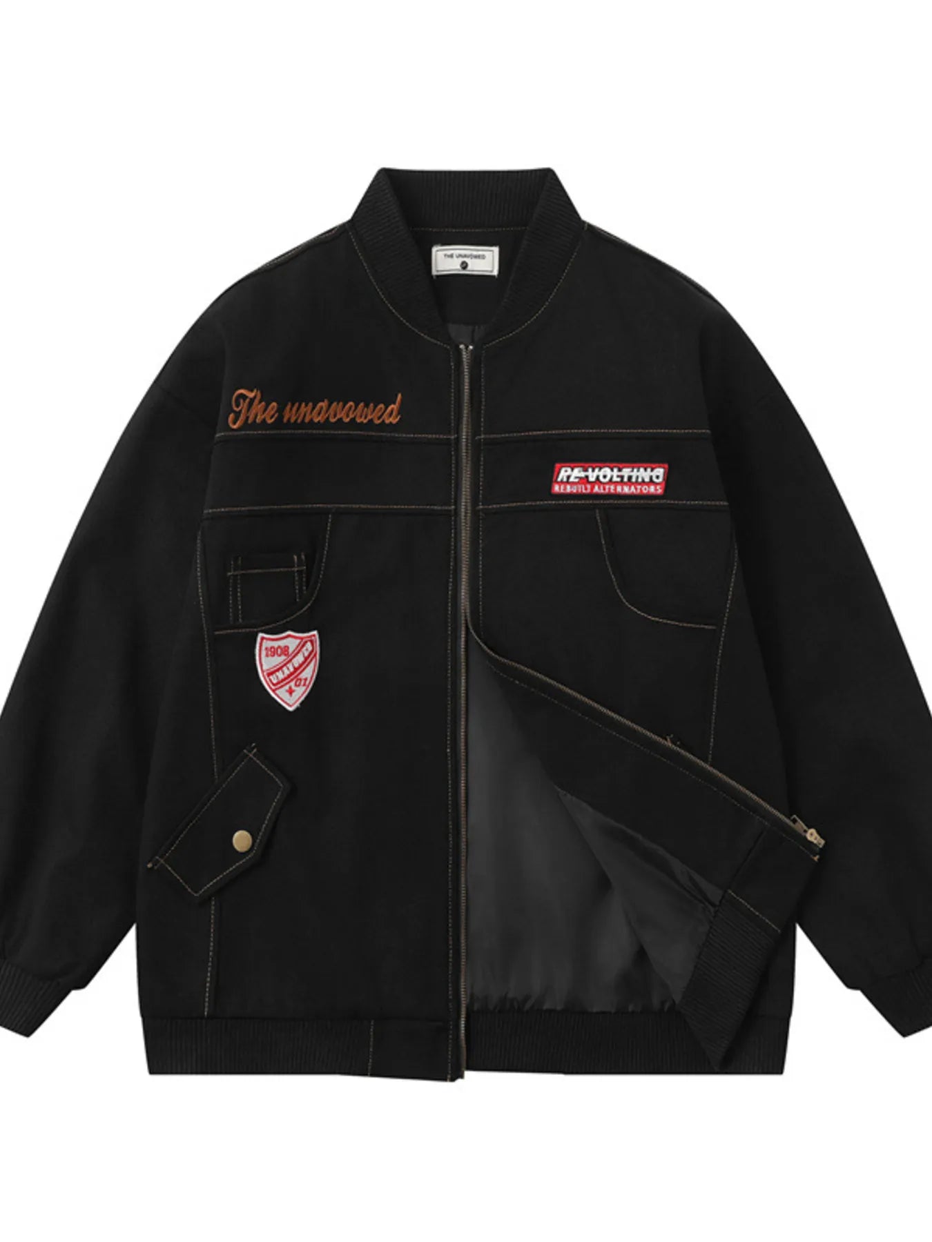 Men's Zip Up Long Sleeve Jacket - Men's jackets by Trendsi | Available at Handbags Specialist Headquarter