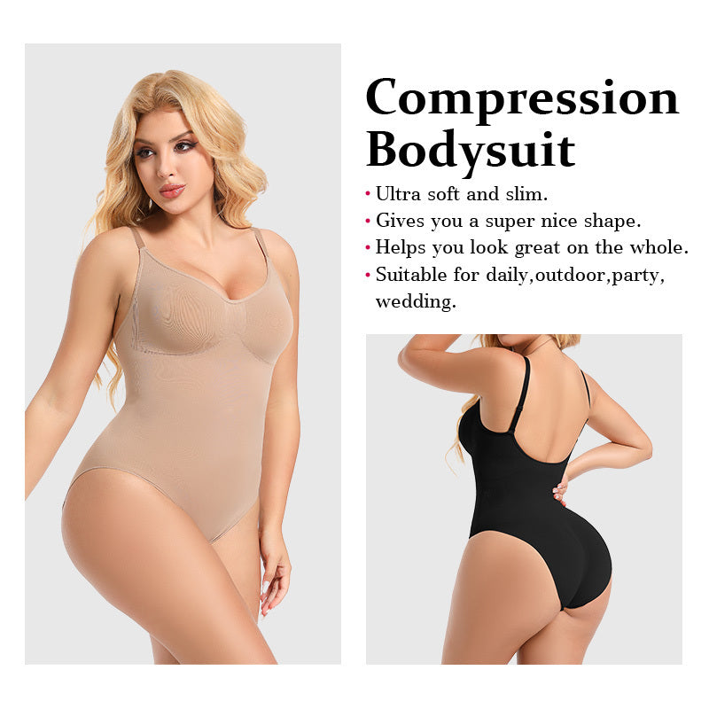 CurvySculpt Seamless Shaper Bodysuit for Women - Women's Bra by Trendsi | Available at Handbags Specialist Headquarter