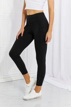 Leggings Depot Full Size Strengthen and Lengthen Reflective Dot Active Leggings - Leggings by Trendsi | Available at Handbags Specialist Headquarter