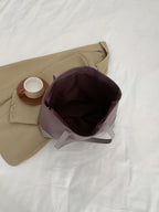 PU Leather Medium Tote Bag - Tote Bag by Trendsi | Available at Handbags Specialist Headquarter