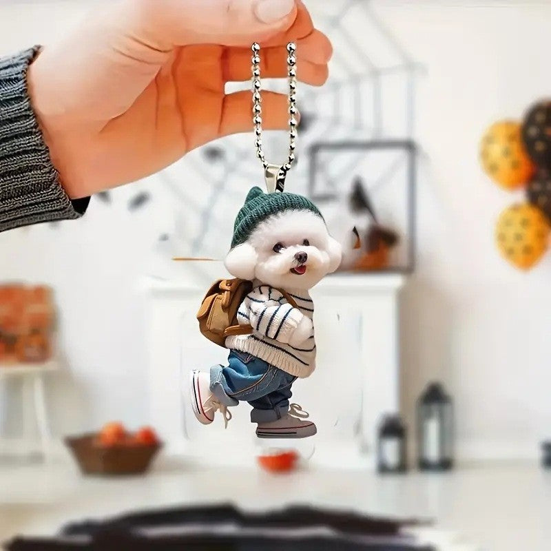 Creative Dog Backpack Keychain Pendant - Keychains by Shop1103836706 Store | Available at Handbags Specialist Headquarter