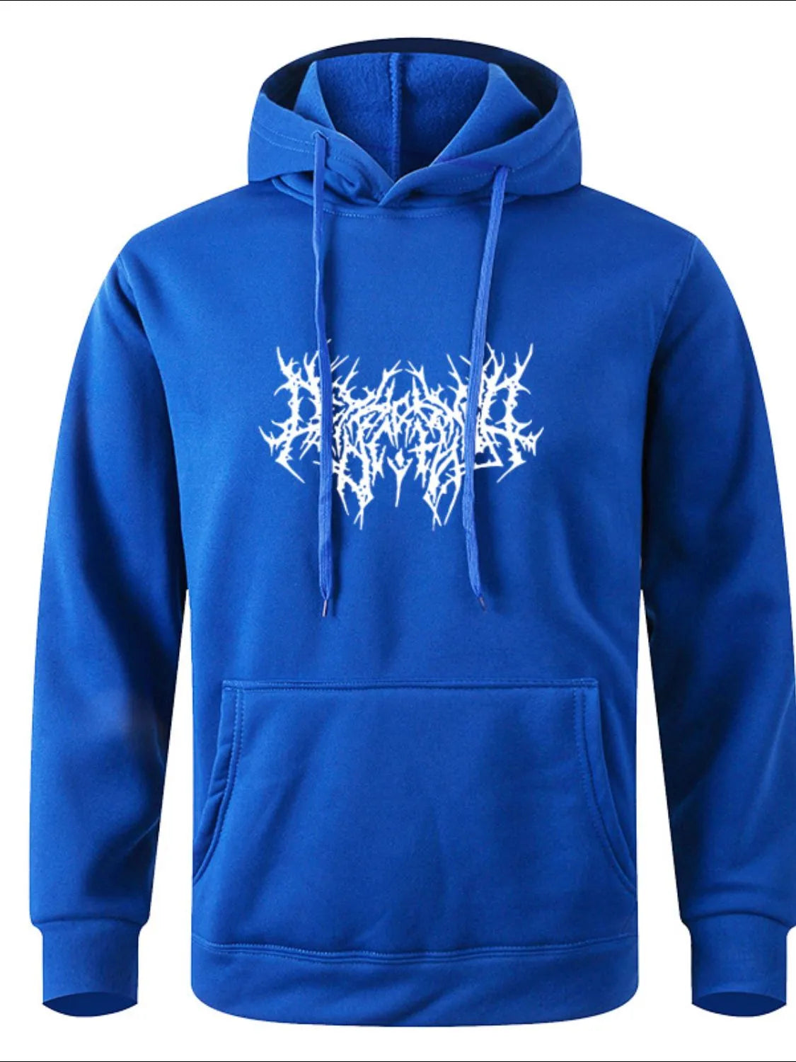 Men's Full Size Drawstring Graphic Long Sleeve Hoodie Plus Size - Men's Sweatshirts by Trendsi | Available at Handbags Specialist Headquarter