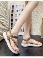 Flower Ankle Strap Sandals - Women Sandals by Trendsi | Available at Handbags Specialist Headquarter