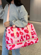 Oxford Cloth Leopard Travel Bag - travel-bag by Trendsi | Available at Handbags Specialist Headquarter