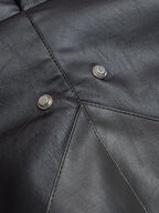 Men's Faux Fur Hooded Contrast Bomber Jacket - Men's jackets by Trendsi | Available at Handbags Specialist Headquarter