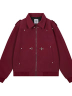 Men's Zip Up Long Sleeve Jacket - Men's jackets by Trendsi | Available at Handbags Specialist Headquarter