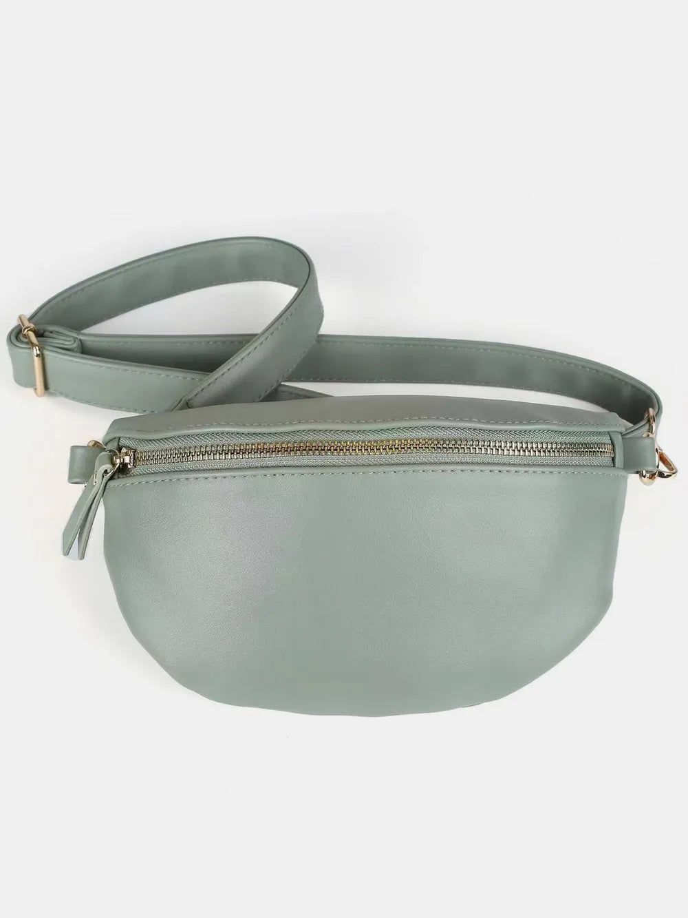 PU Leather Adjustable Strap Crossbody Bag - Crossbody Bag by Trendsi | Available at Handbags Specialist Headquarter