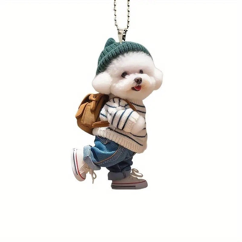 Creative Dog Backpack Keychain Pendant - Keychains by Shop1103836706 Store | Available at Handbags Specialist Headquarter