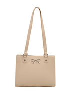 Bow PU Leather Shoulder Bag - Shoulder Bags by Trendsi | Available at Handbags Specialist Headquarter