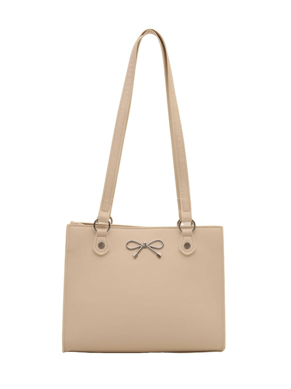 Bow PU Leather Shoulder Bag - Shoulder Bags by Trendsi | Available at Handbags Specialist Headquarter