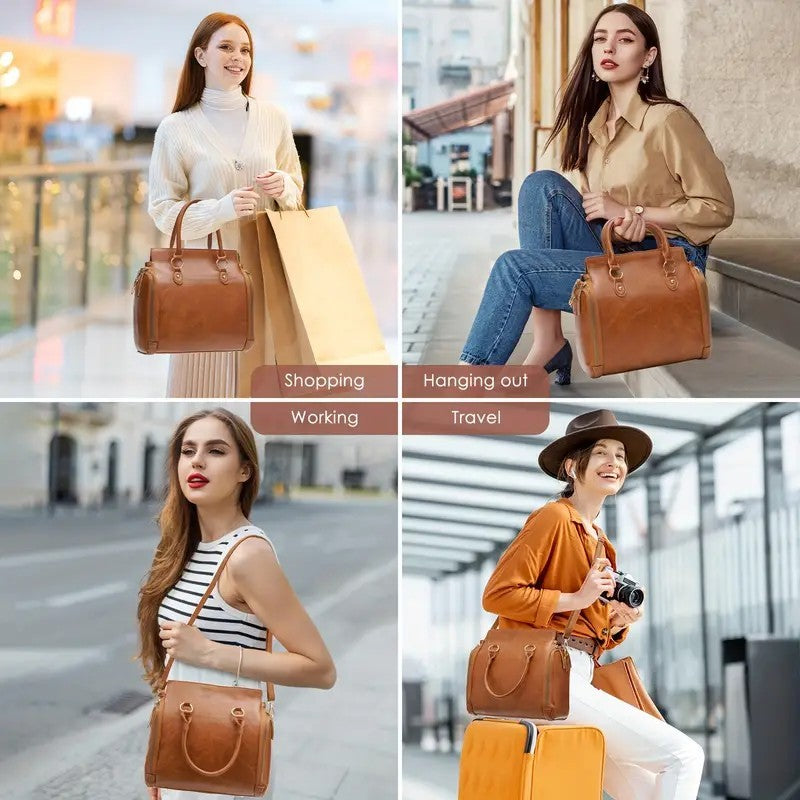 ChicVersa Women's Leather Shoulder & Handbag - Bags and handbags by Trendsi | Available at Handbags Specialist Headquarter