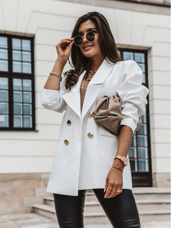 ChicLap: Women's Double Breasted Blazer Jacket