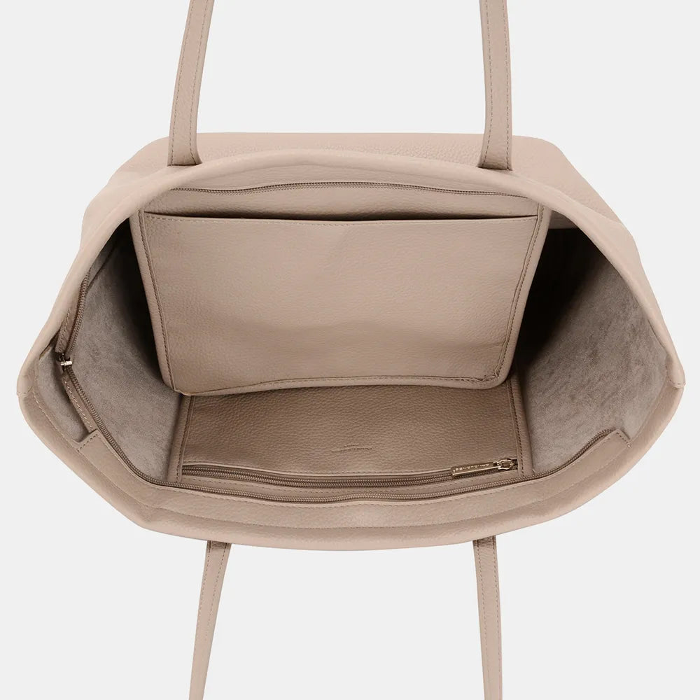 David Jones PU Leather Tote Bag - Tote Bag by Trendsi | Available at Handbags Specialist Headquarter