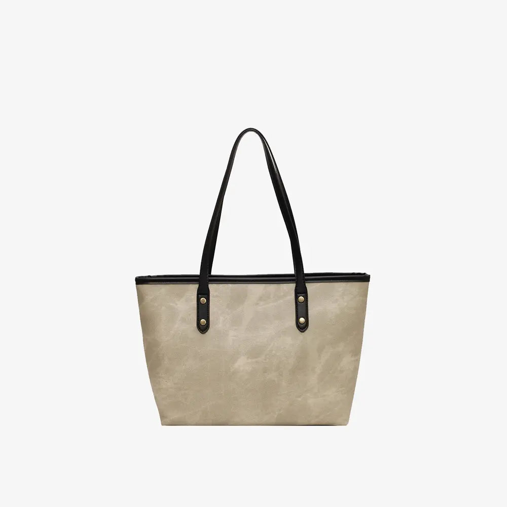 PU Leather Tote Bag - Tote Bag by Trendsi | Available at Handbags Specialist Headquarter