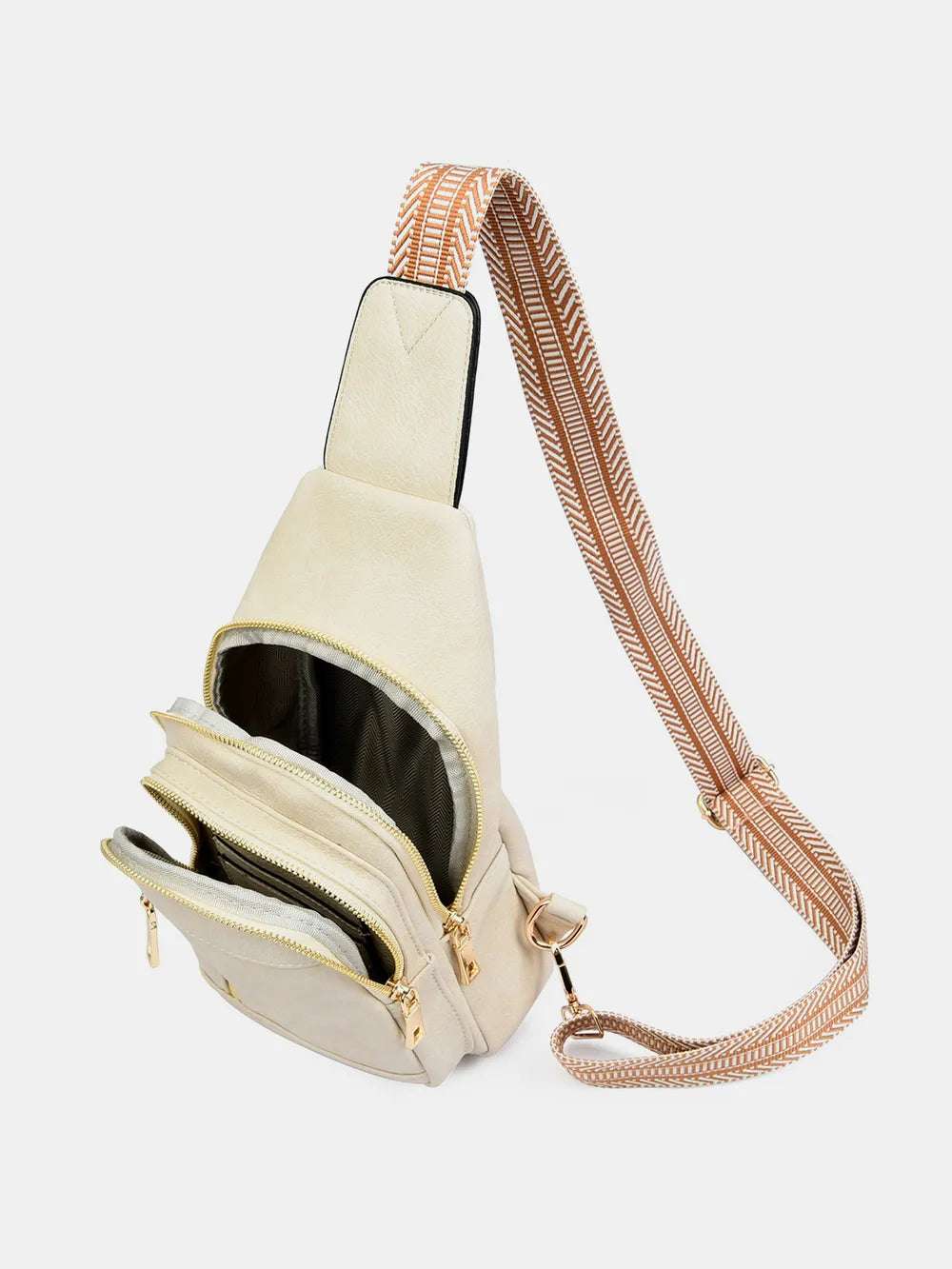 PU Leather Adjustable Strap Crossbody Bag - Crossbody Bag by Trendsi | Available at Handbags Specialist Headquarter