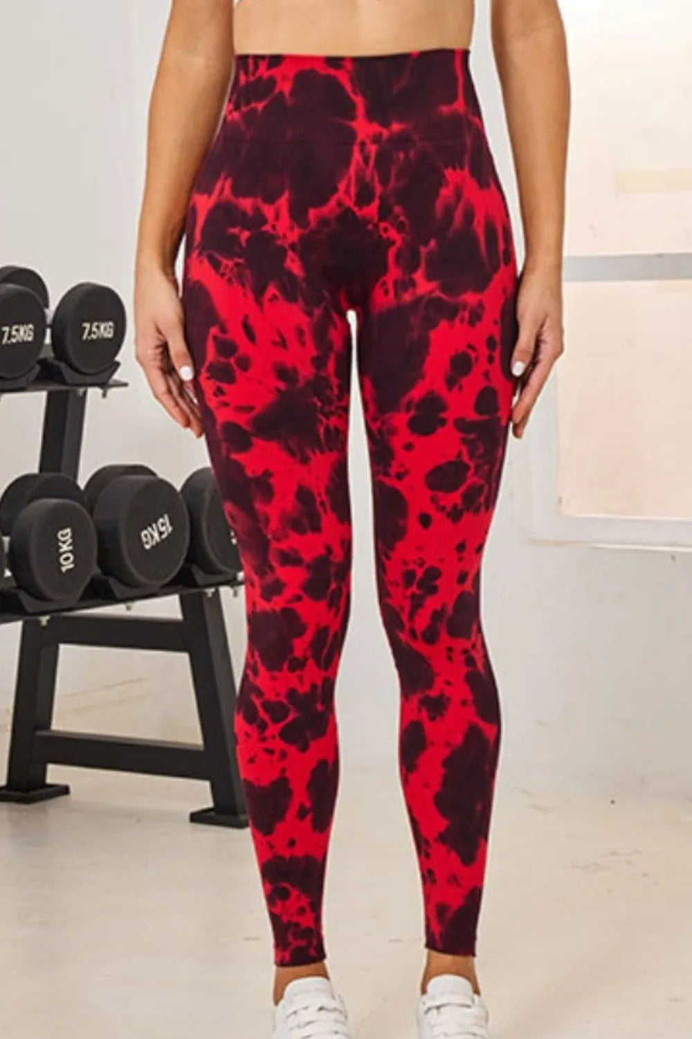 Tie-Dye High Waist Active Leggings - Leggings by Trendsi | Available at Handbags Specialist Headquarter
