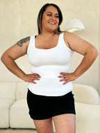 Basic Bae Full Size Square Neck Wide Strap Tank - Tops by Trendsi | Available at Handbags Specialist Headquarter