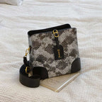 PU Leather Snakeskin Print Crossbody Bag - Crossbody Bag by Trendsi | Available at Handbags Specialist Headquarter