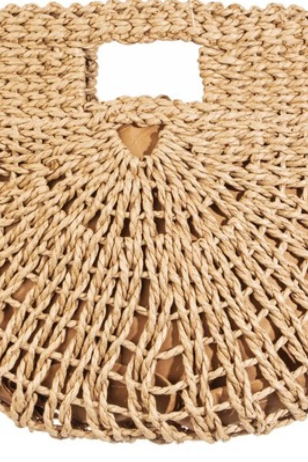 Fame Braided Semi Circle Tote Bag - Tote Bag by Trendsi | Available at Handbags Specialist Headquarter