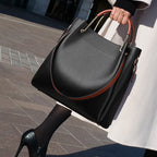 EmbossLuxe: Chic & Roomy Ladies Handbag - Handbags by Trendsi | Available at Handbags Specialist Headquarter