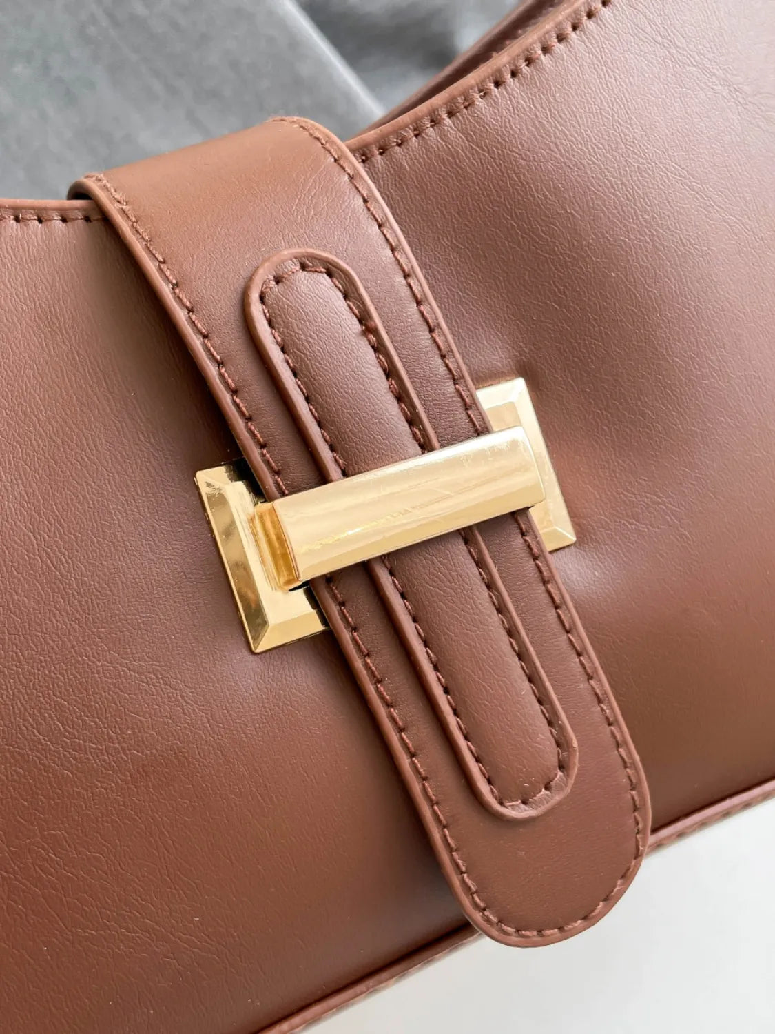 PU Leather Shoulder Bag - Shoulder Bags by Trendsi | Available at Handbags Specialist Headquarter