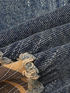 Men's Full Size Distressed Denim Jeans with Camo Patchwork Detailing Plus Size - Women / Jeans & Denim by Trendsi | Available at Handbags Specialist Headquarter