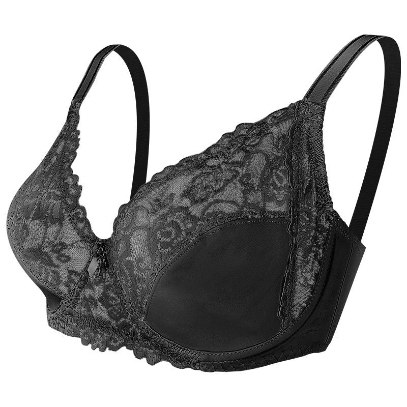 Lace Embrace: Large, Unpadded Perfection