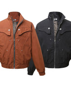 Men's Zip Up Long Sleeve Jacket - Men's jackets by Trendsi | Available at Handbags Specialist Headquarter