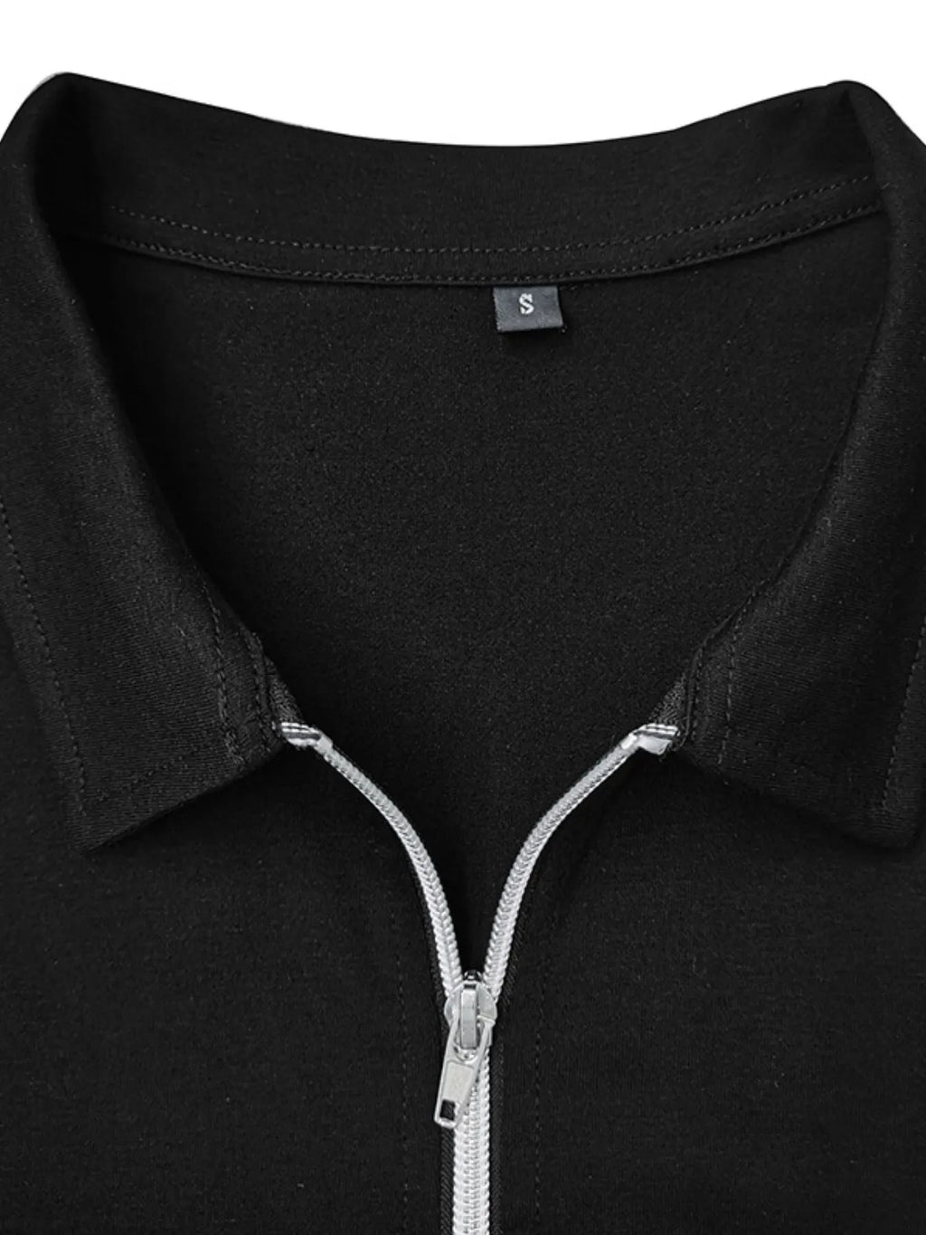 Men's Color Block Long Sleeve Polo Shirt - Men's Polo shirt by Trendsi | Available at Handbags Specialist Headquarter