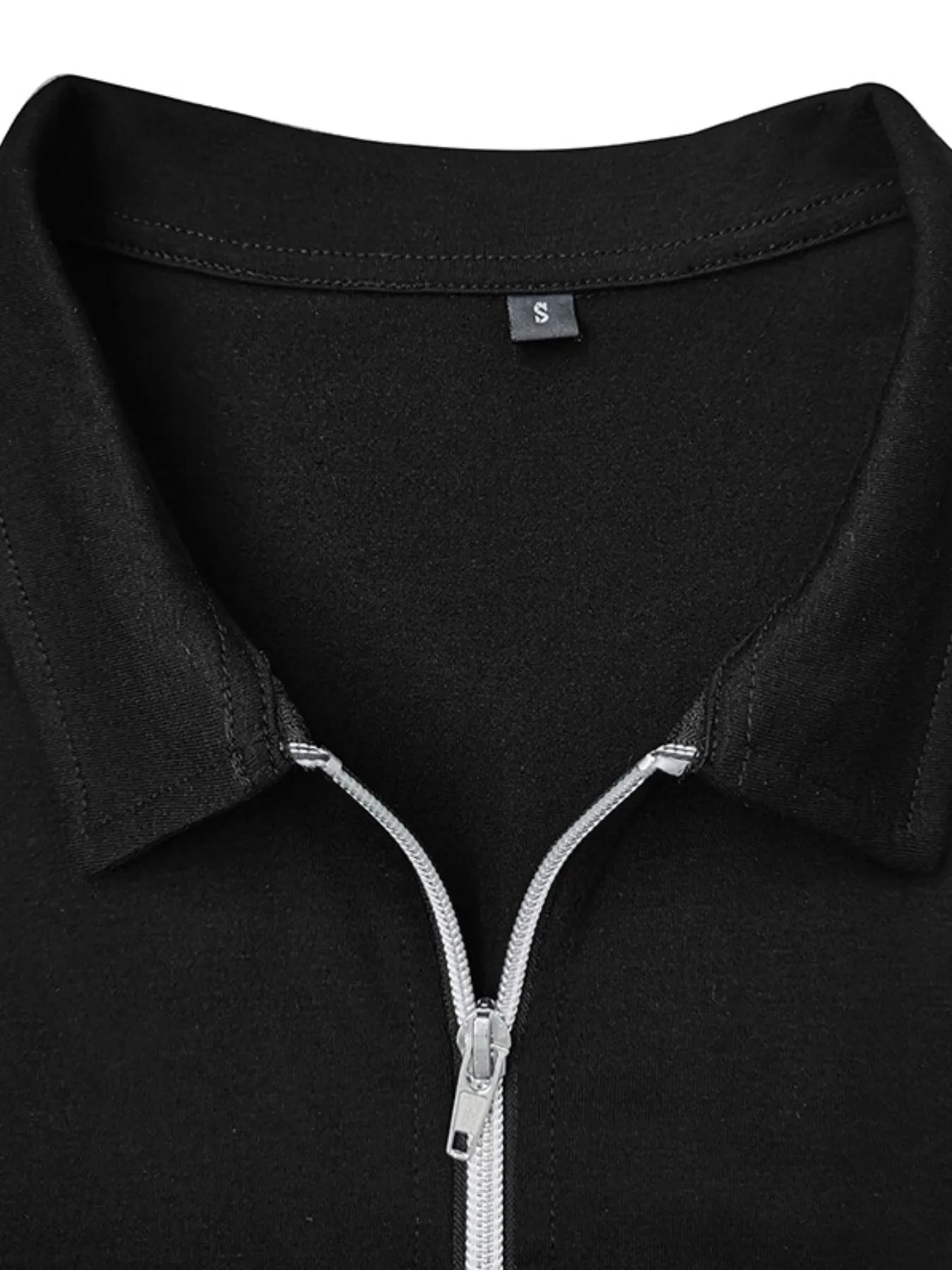 Men's Color Block Long Sleeve Polo Shirt - Men's Polo shirt by Trendsi | Available at Handbags Specialist Headquarter