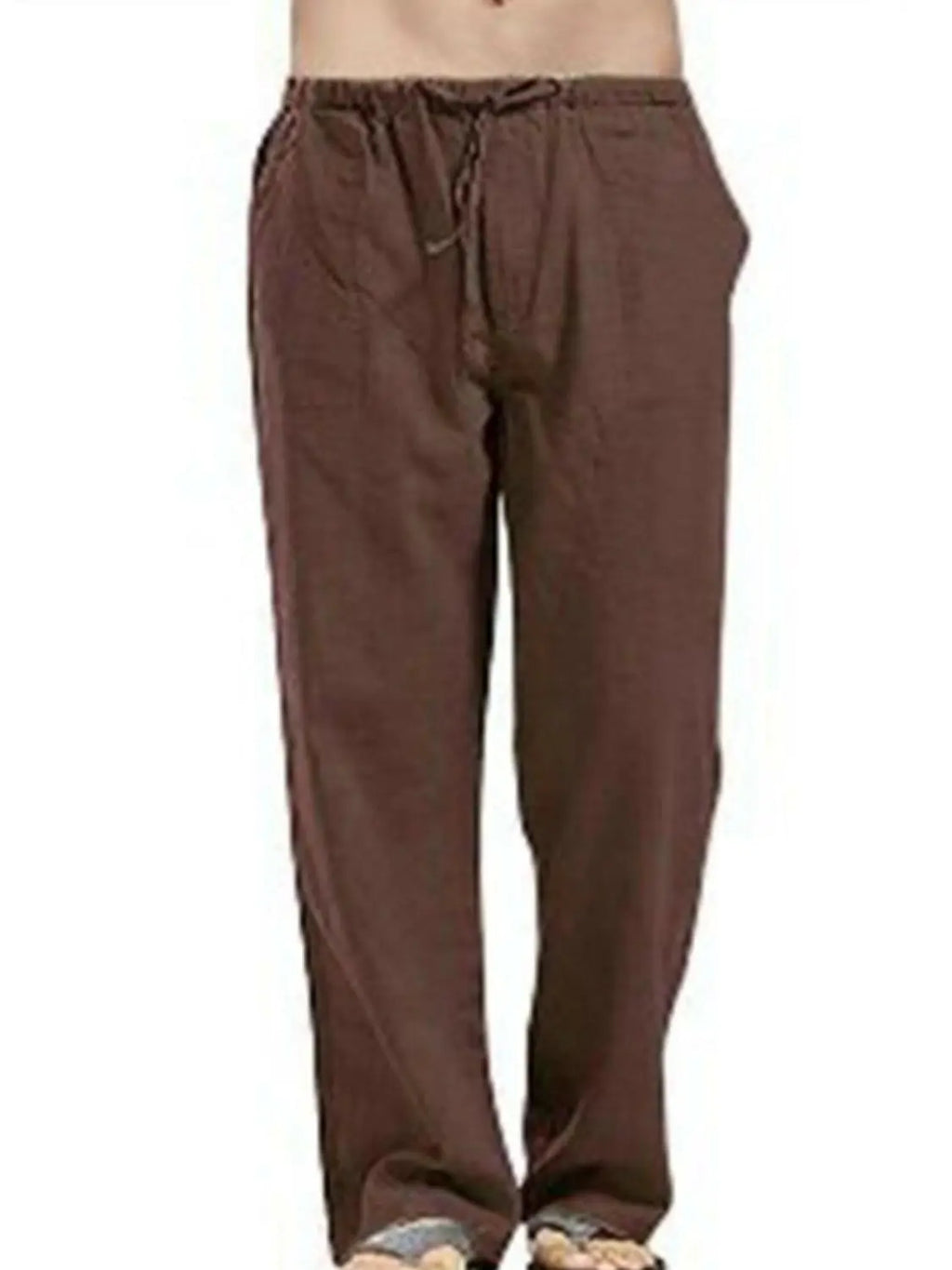 Men's Full Size Drawsting Straight Leg Pants Plus Size - Men's Pants by Trendsi | Available at Handbags Specialist Headquarter