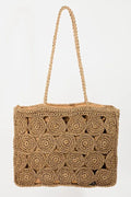 Fame Square Braided Pattern Tote Bag - Tote Bag by Trendsi | Available at Handbags Specialist Headquarter