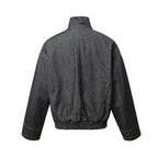 Men's Washed Zip Up Denim Jacket - Men's jackets by Trendsi | Available at Handbags Specialist Headquarter