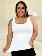 Basic Bae Full Size Square Neck Wide Strap Tank - Tops by Trendsi | Available at Handbags Specialist Headquarter