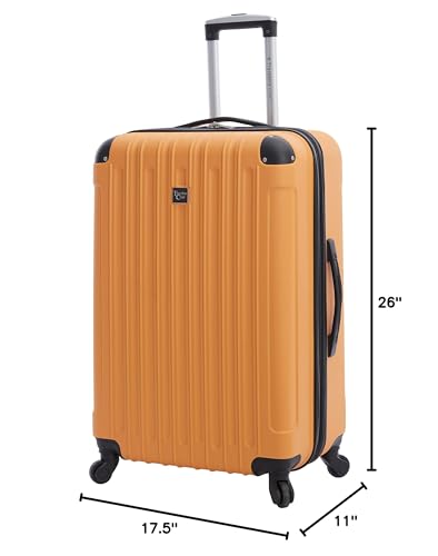 Rose Gold Hardside Luggage Set - 4-Piece Travel Kit -  by Handbags Specialist Headquarter | Available at Handbags Specialist Headquarter
