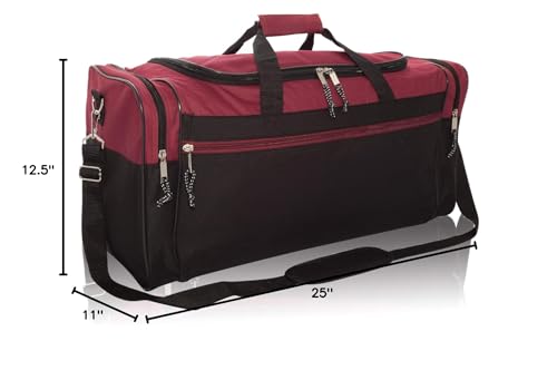 DALIX 25 XL Vacation Travel Duffle Bag