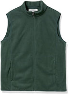 PolarZip Men's Fleece Vest – Big & Tall by Essentials