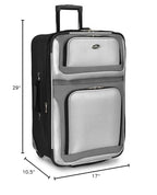 U.S. Traveler New Yorker Expandable Luggage Set -  by Handbags Specialist Headquarter | Available at Handbags Specialist Headquarter