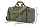 Expandable Canvas Travel Duffel Bag 60L – Versatile, Spacious, Durable Design