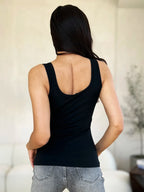 Basic Bae Full Size Square Neck Wide Strap Tank - Tops by Trendsi | Available at Handbags Specialist Headquarter