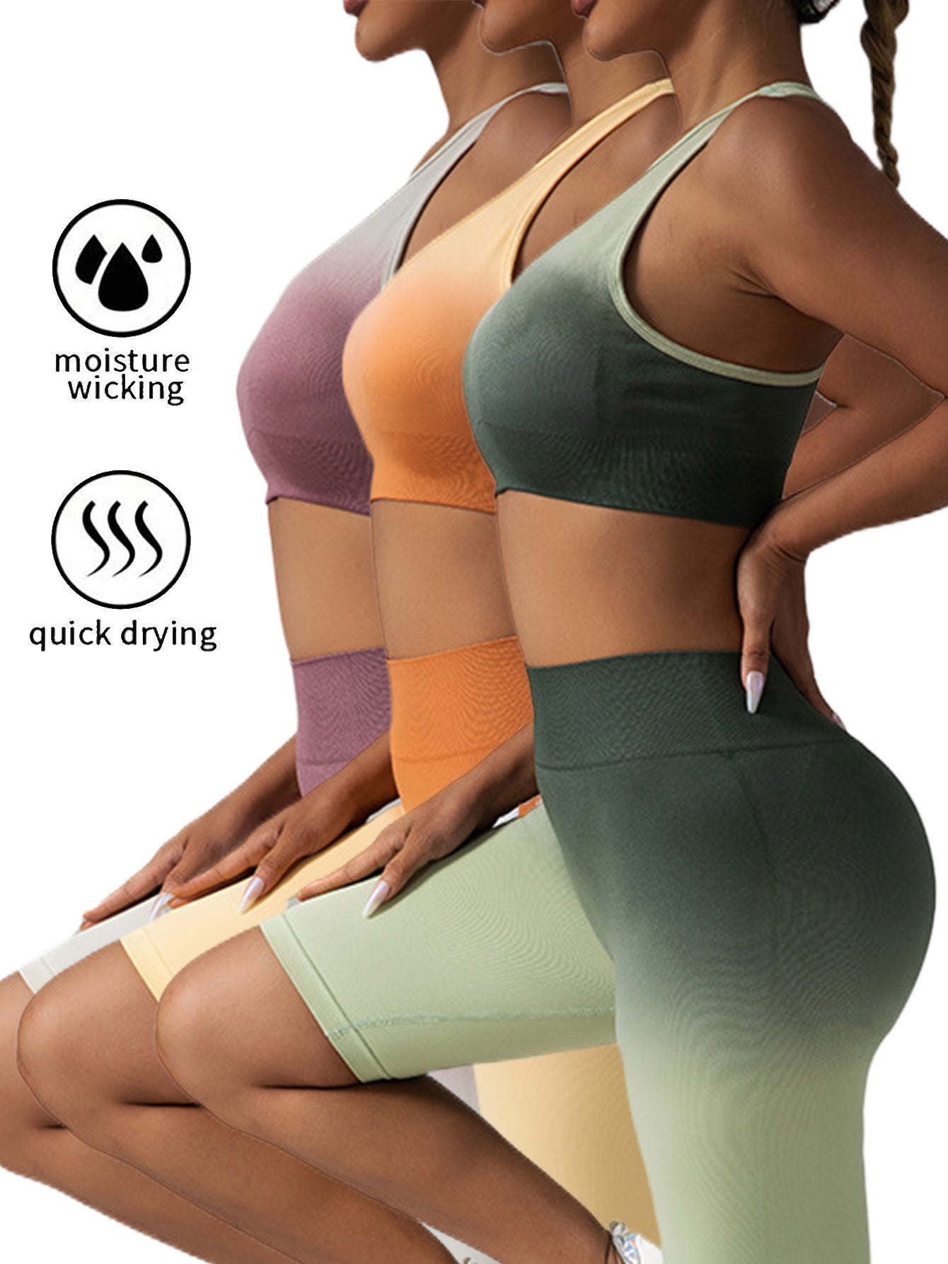 TriFit Women's Racerback Sports Bras - Medium Support - Women's Bra by Trendsi | Available at Handbags Specialist Headquarter