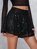 Sequin Mini Skirt - Skirts by Trendsi | Available at Handbags Specialist Headquarter