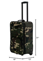 Charcoal Rockland Journey Expandable Luggage Set -  by Handbags Specialist Headquarter | Available at Handbags Specialist Headquarter