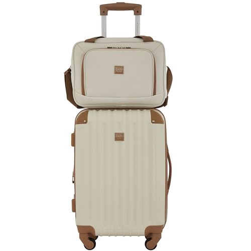 Rose Gold Hardside Luggage Set - 4-Piece Travel Kit -  by Handbags Specialist Headquarter | Available at Handbags Specialist Headquarter