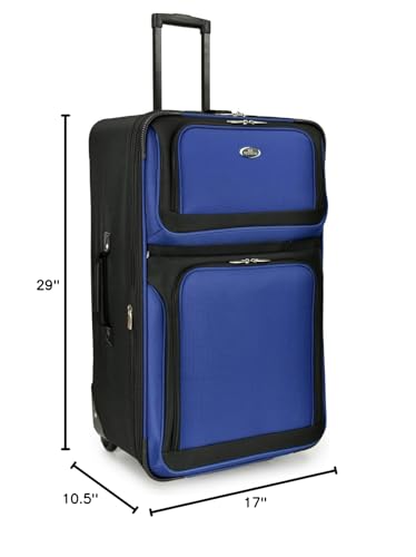 U.S. Traveler New Yorker Expandable Luggage Set -  by Handbags Specialist Headquarter | Available at Handbags Specialist Headquarter