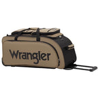 Wrangler Wesley Rolling Duffel Bag - Luggage Travel Bags by Handbags Specialist Headquarter | Available at Handbags Specialist Headquarter