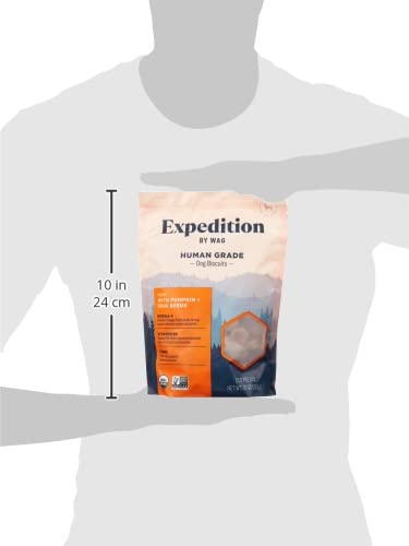 Wag Expedition Pumpkin Chia Dog Treats, Organic Biscuits - Pet Supplies by Handbags Specialist Headquarter | Available at Handbags Specialist Headquarter