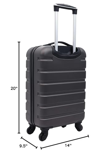 Wrangler 22 Olive Hardside Spinner Carry-On