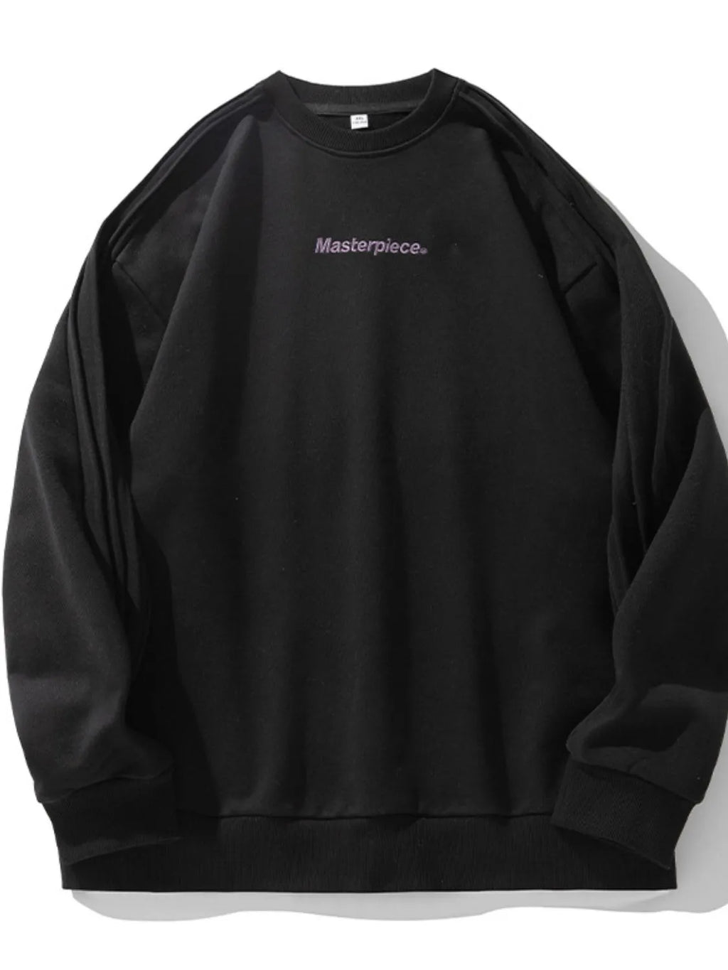 Men's Letter Round Neck Long Sleeve Sweatshirt - Men's Sweatshirts by Trendsi | Available at Handbags Specialist Headquarter