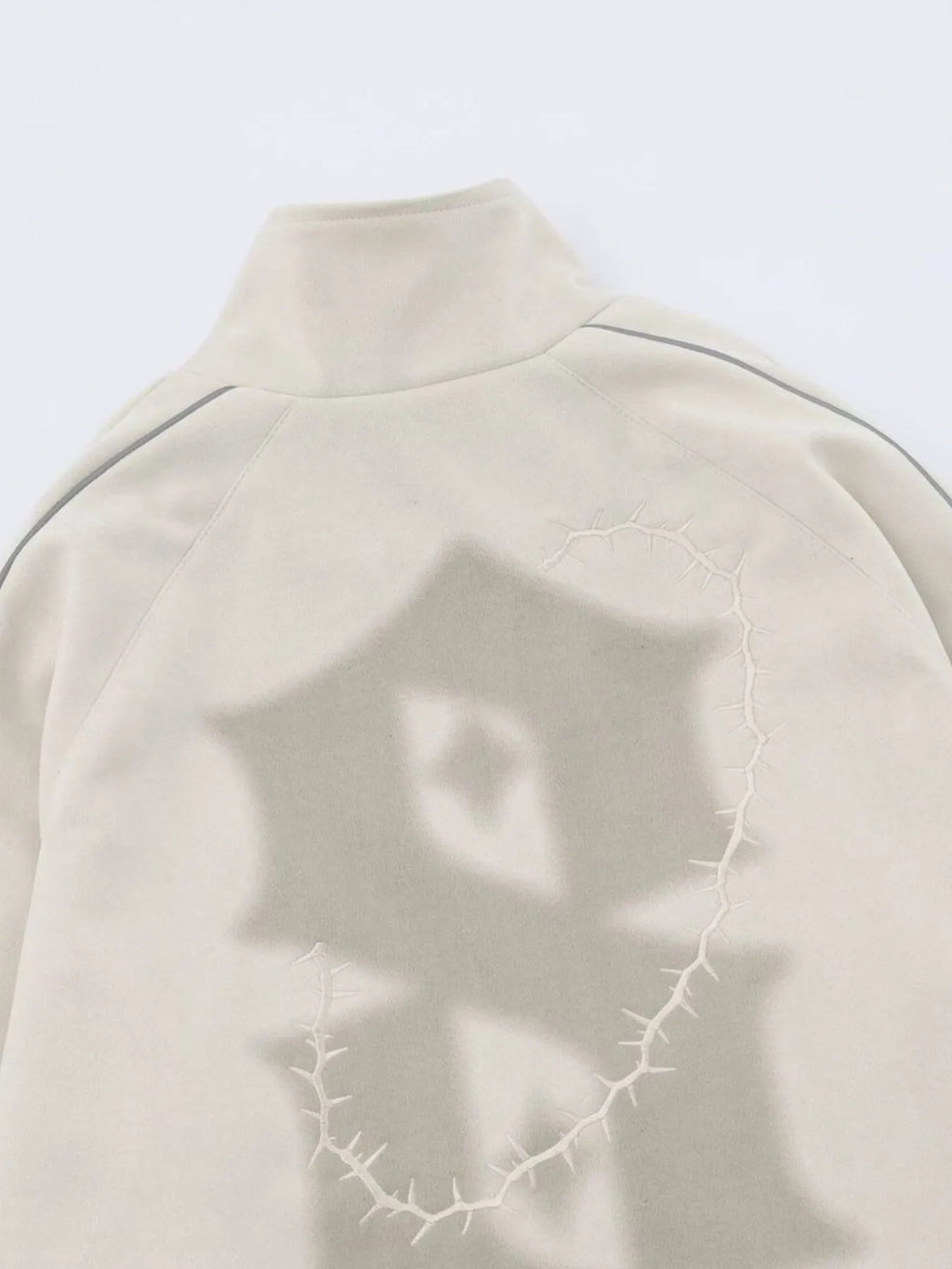 Men's Letter Graphic Track Jacket with Contrast Trim - Men's jackets by Trendsi | Available at Handbags Specialist Headquarter